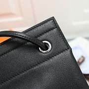 Fortok Hermès Aline Mini Bag Black Swift Leather 20×23cm - 2