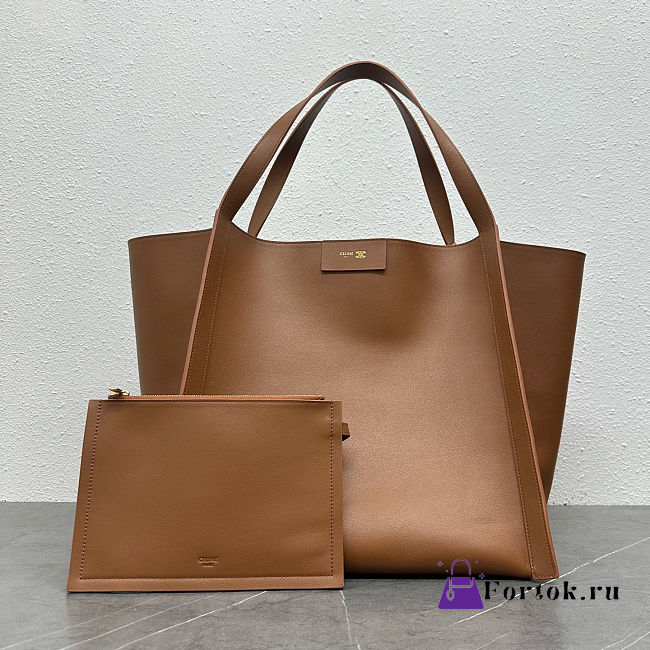 Fortok Celine Medium Cube Bag Brown 36x35.5x34cm - 1