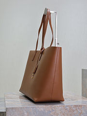 Fortok Saint Laurent Shopping East-West Tote Bag Brown 38×28×13cm - 5