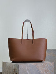 Fortok Saint Laurent Shopping East-West Tote Bag Brown 38×28×13cm - 4