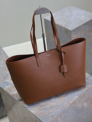 Fortok Saint Laurent Shopping East-West Tote Bag Brown 38×28×13cm - 6