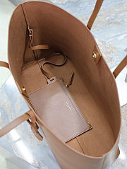 Fortok Saint Laurent Shopping East-West Tote Bag Brown 38×28×13cm - 2