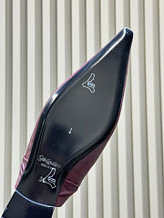 Fortok Saint Laurent Anne-Marie slingback pumps Burgundy 7.5 CM - 4