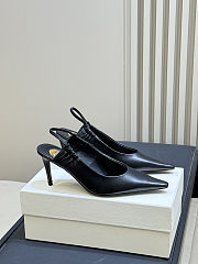Fortok Saint Laurent Anne-Marie slingback pumps Black 7.5 CM - 1