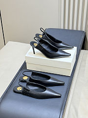 Fortok Saint Laurent Anne-Marie slingback pumps Black 7.5 CM - 5