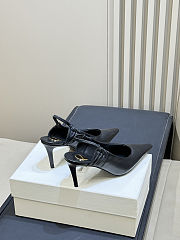 Fortok Saint Laurent Anne-Marie slingback pumps Black 7.5 CM - 4