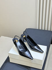 Fortok Saint Laurent Anne-Marie slingback pumps Black 7.5 CM - 3