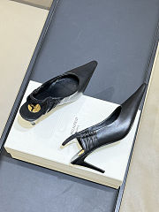Fortok Saint Laurent Anne-Marie slingback pumps Black 7.5 CM - 2