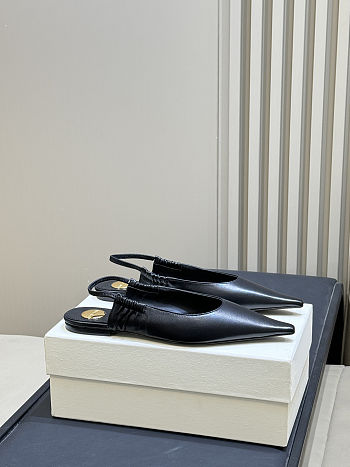 Fortok Saint Laurent Anne-Marie slingback pumps Black