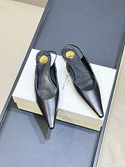 Fortok Saint Laurent Anne-Marie slingback pumps Black - 2