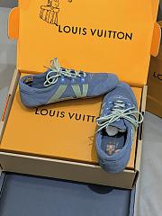 Fortok Louis Vuitton LV Sneakerina sneakers Suede Navy Blue - 6