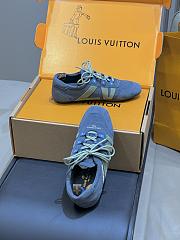 Fortok Louis Vuitton LV Sneakerina sneakers Suede Navy Blue - 5