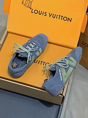 Fortok Louis Vuitton LV Sneakerina sneakers Suede Navy Blue - 3