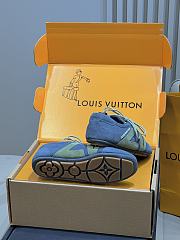 Fortok Louis Vuitton LV Sneakerina sneakers Suede Navy Blue - 2