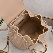Fortok Dior Medium Caro Backpack Beige 23 x 26.5 x 12.5 cm - 6