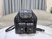 Fortok Dior Medium Caro Backpack Black 23 x 26.5 x 12.5 cm - 2