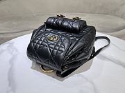 Fortok Dior Medium Caro Backpack Black 23 x 26.5 x 12.5 cm - 3