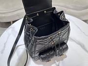 Fortok Dior Medium Caro Backpack Black 23 x 26.5 x 12.5 cm - 4