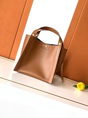 Fortok Celine Small Cube Bag Brown 18.5x21x17cm - 3