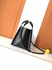 Fortok Celine Small Cube Bag Black 18.5x21x17cm - 5