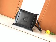 Fortok Celine Small Cube Bag Black 18.5x21x17cm - 4