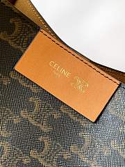 Fortok Celine Small Cube Bag Triomphe Black 18.5x21x17cm - 6