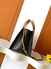 Fortok Celine Small Cube Bag Triomphe Black 18.5x21x17cm - 5