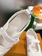 Fortok Louis Vuitton LV x TM Sneakerina Mary Jane White - 4
