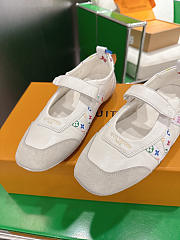 Fortok Louis Vuitton LV x TM Sneakerina Mary Jane White - 2