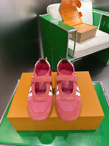 Fortok Louis Vuitton LV Sneakerina Mary Jane Red