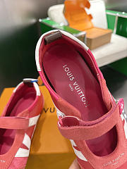 Fortok Louis Vuitton LV Sneakerina Mary Jane Red - 6