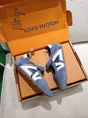 Fortok Louis Vuitton LV Sneakerina Mary Jane Navy Blue - 4