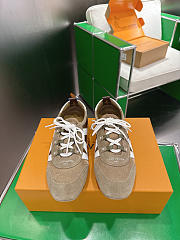 Fortok Louis Vuitton LV Sneakerina Hazelnut Brown Sneakers - 1