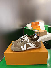 Fortok Louis Vuitton LV Sneakerina Hazelnut Brown Sneakers - 2