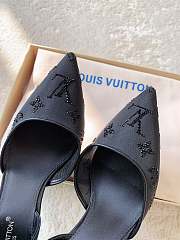 Fortok Louis Vuitton Gala Slingback Pumps Black 9.5cm/7.5cm - 2