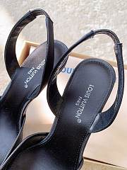 Fortok Louis Vuitton Gala Slingback Pumps Black 9.5cm/7.5cm - 3