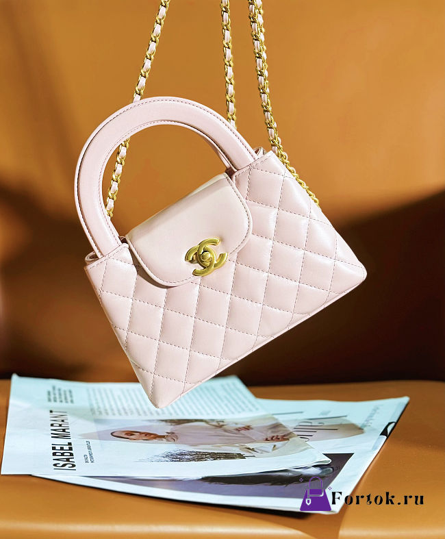 Fortok Chanel Kelly Baby Pink 13x19x7cm - 1