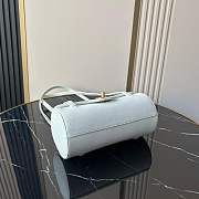 Fortok Chanel Preppy Coco Bag White 10×20.5x10cm - 4