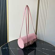 Fortok Chanel Preppy Coco Bag Pink 10×20.5x10cm - 6
