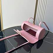Fortok Chanel Preppy Coco Bag Pink 10×20.5x10cm - 4
