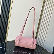 Fortok Chanel Preppy Coco Bag Pink 10×20.5x10cm - 3
