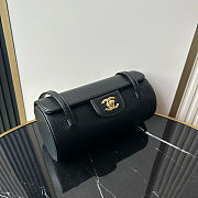 Fortok Chanel Preppy Coco Bag Black 10×20.5x10cm - 4