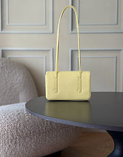Fortok Chanel Preppy Coco Bowling Mini Bag Yellow 11.5×17x5cm - 3