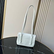 Fortok Chanel Preppy Coco Bowling Mini Bag White 11.5×17x5cm - 6