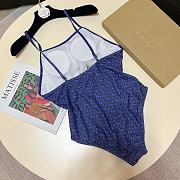 Fortok Burberry Swimsuit Blue - 5