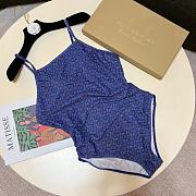 Fortok Burberry Swimsuit Blue - 3