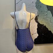 Fortok Burberry Swimsuit Blue - 4
