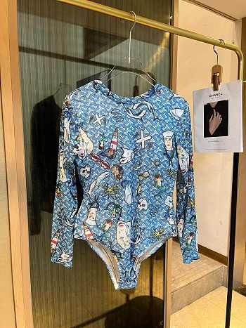 Fortok Burberry Swimsuit Longsleeves