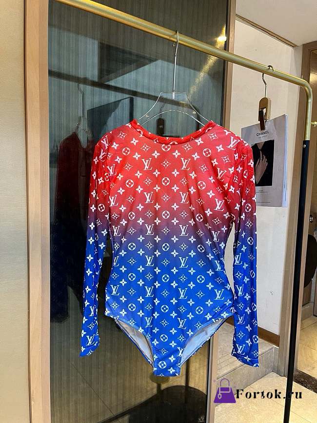 Fortok Chanel Swimsuit Longsleeves - 1