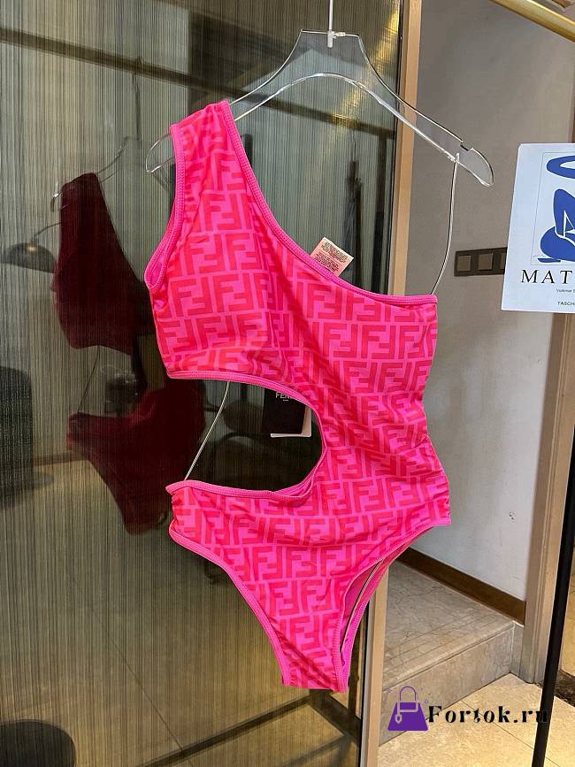 Fortok Fendi Swimsuit Hot Pink - 1